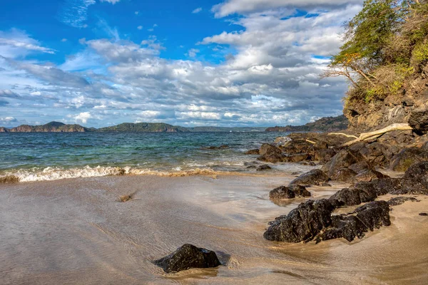 Océano Pacífico Playa Todo Aventura Coco Costa Rica Pintoresco Paraíso —  Fotos de Stock