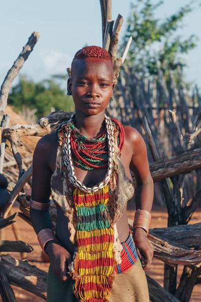 Turmi Omo River Valley Äthiopien Mai 2019 Porträt Einer Schönen — Stockfoto