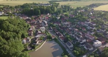 Sonbahar sezonu küçük köy