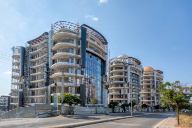 Istanbul, Turkey - August 4, 2022: Modern construction of residential houses in Gebze, part of Istanbul, Turkey