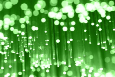 Fiber optik arka plan ile lots-in ışık lekeleri