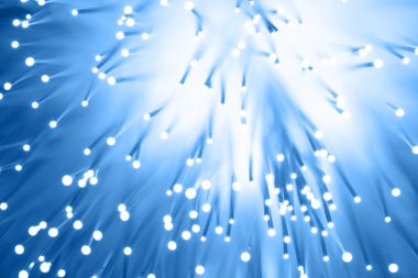 Fiber optik arka plan ile lots-in ışık lekeleri