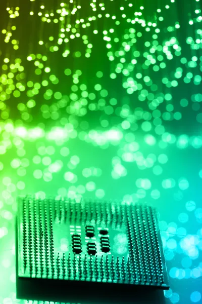 Fiber optik arka plan ile lots-in ışık lekeleri