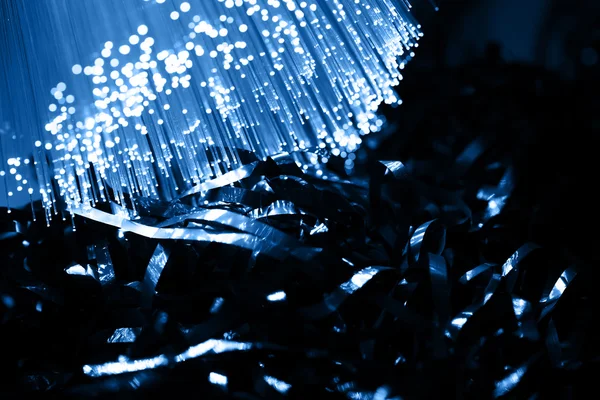 Fiber optics background with lots of light spots — Stock Photo, Image