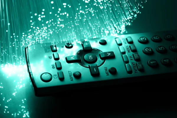 Glasfaser-Hintergrund mit vielen Lichtpunkten — Stockbild Glasfaser-Hintergrund mit vielen Lichtpunkten — Stockfoto