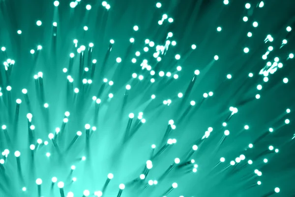 Fondo de fibra óptica con muchos puntos de luz — Foto de Stock