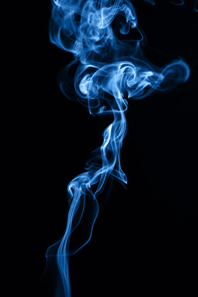Abstract wave smoke