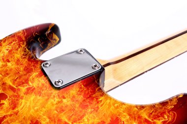 Yangın elektrik gitar