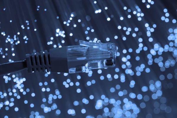 Fiber optiska — Stockfoto