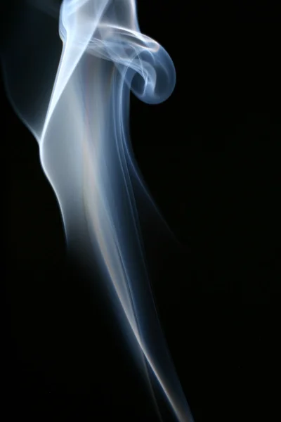 Dym na czarny — Zdjęcie stockowe