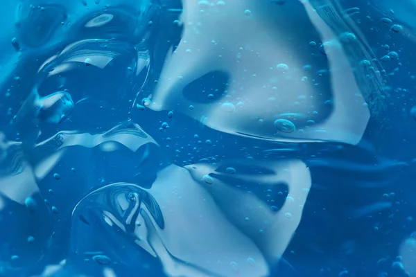 soyut mavi jel kabarcıkları