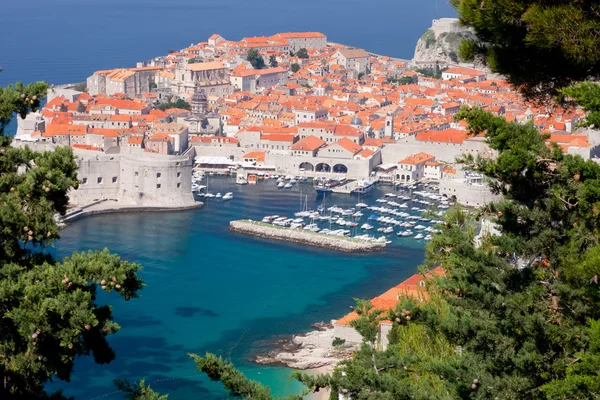 Kota Tua Dubrovnik Stok Foto