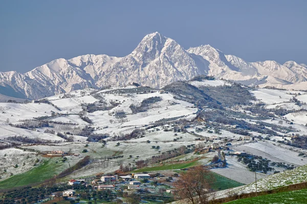 Gran Sasso Mountains Stock Image