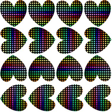 Kalpleri olan kusursuz bir arkaplan