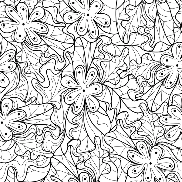 Seamless flower pattern — Stock Vector