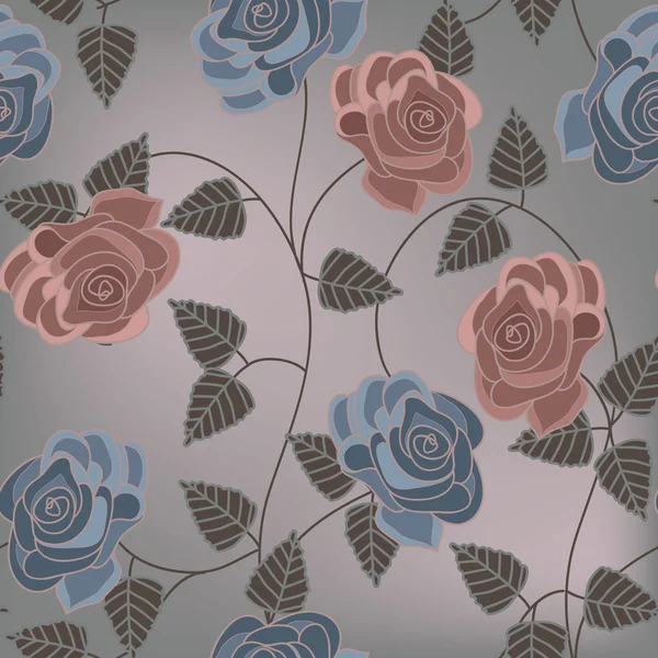 Fondo de flor vintage — Vector de stock