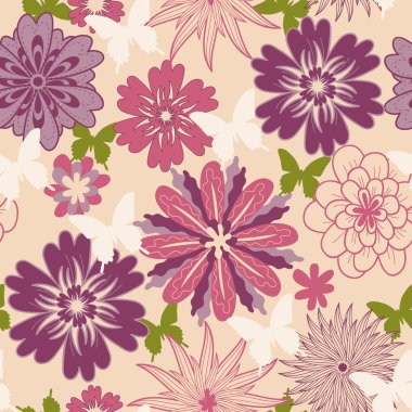 çiçek pattern