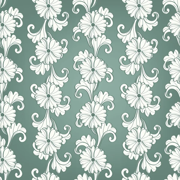 Seamless floral pattern — Stock Vector