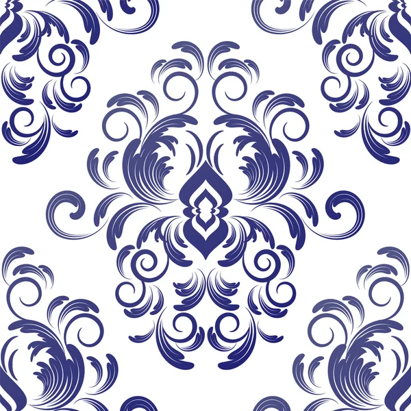 Damask wallpaper — Stock Vector