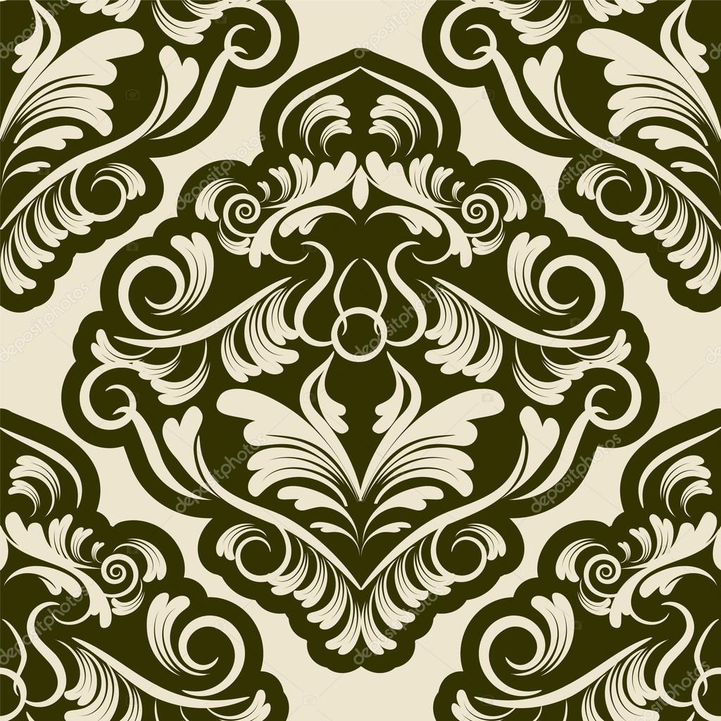 Damask wallpaper ⬇ Vector Image by © Emila1604 Vector Stock 45587731