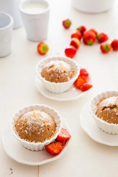 Gedämpfter Reiskuchen — Stockfoto