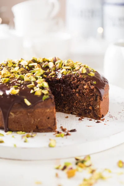 Bolo de chocolate — Fotografia de Stock