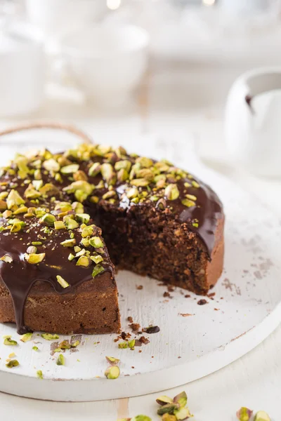 Torta al cioccolato — Foto Stock