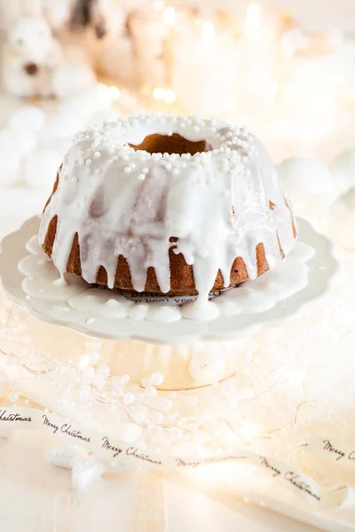 Lezzetli Yılbaşı bundt — Stok fotoğraf