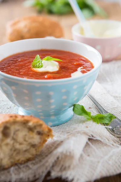 Sopa de tomate — Foto de Stock