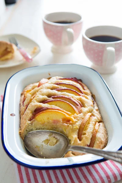 Tarte aux amandes nectarine — Photo