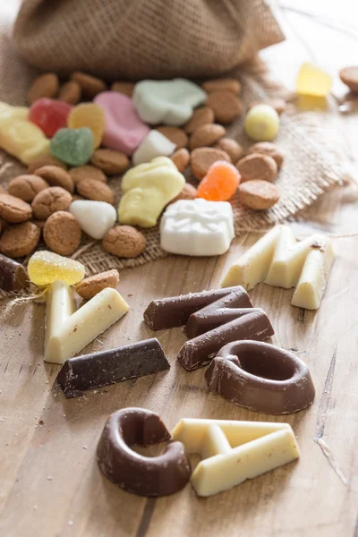Hagyományos sinterklaas candy — Stock Fotó