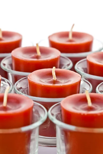 Red candles — Stock Photo, Image