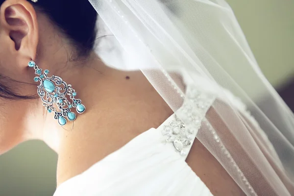 Bride with a veil — Stock Photo, Image