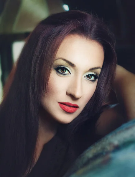 Krásná rusovláska dívka — Stock fotografie