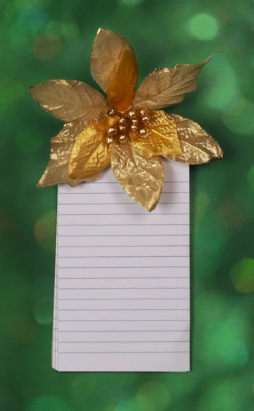 Christmas gift list — Stock Photo, Image