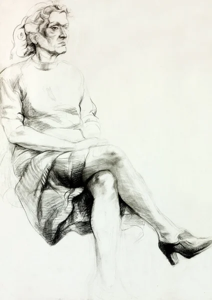 Bir kadın portresi — Stok fotoğraf