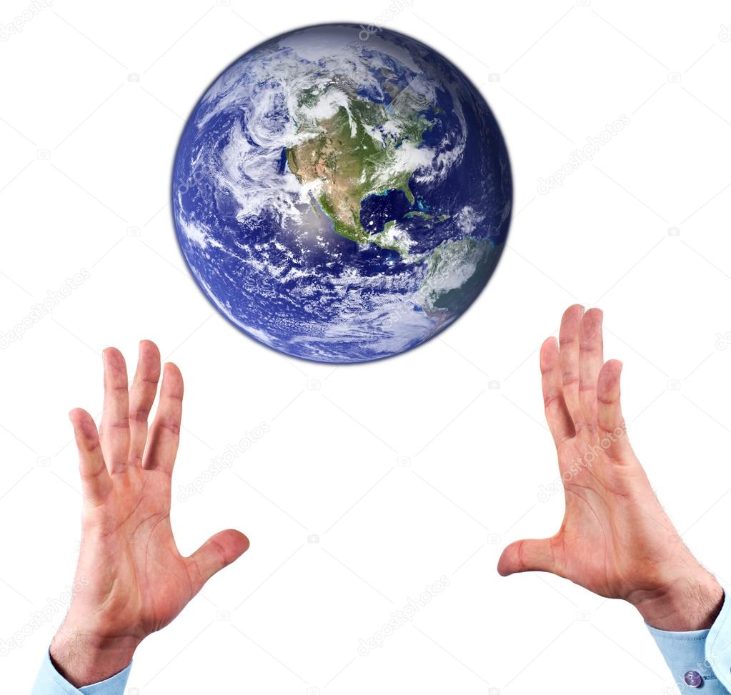 Hands and earth
