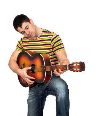 Gitar çalan adam