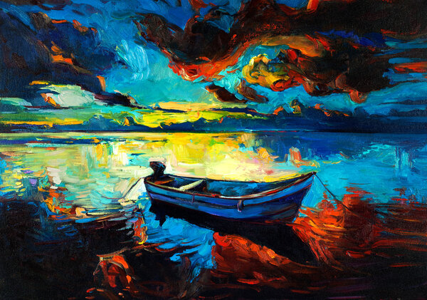 Закат над океаном
