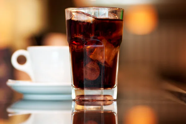Cola a kafe — Stock fotografie