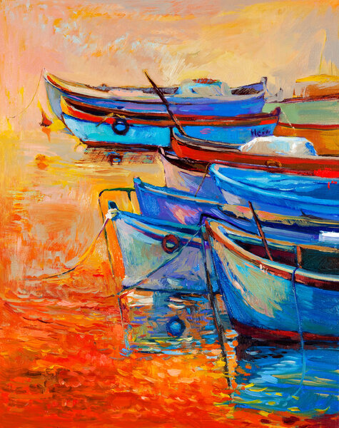 Лодки и океан
