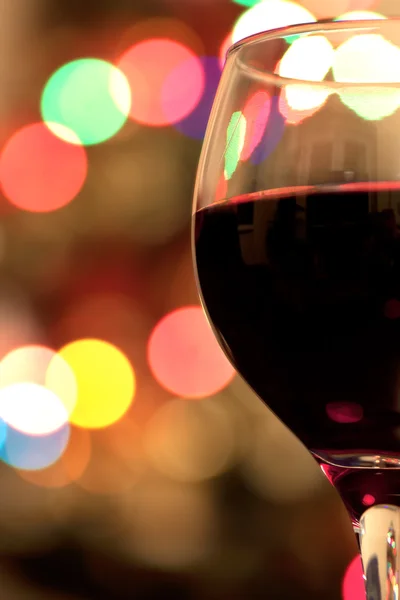Red wine and bokeh