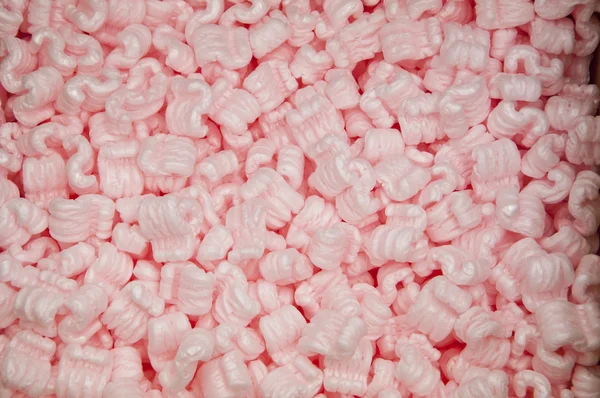 Pink color packing foam — Stock Photo, Image