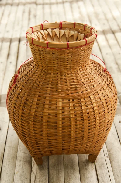 Bambu creel — Stok fotoğraf