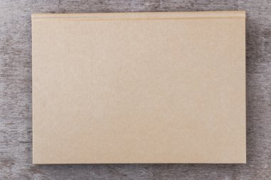 kahverengi renk not defteri