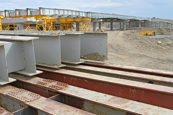 En la construcción del puente — Foto de Stock