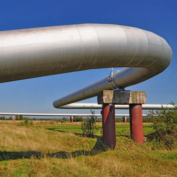 O gasoduto de alta pressão . — Fotografia de Stock