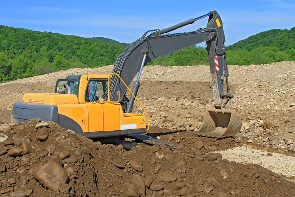 Dredge on a building site — Stock Photo, Image