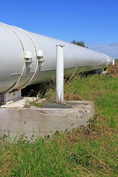 O gasoduto de alta pressão — Fotografia de Stock