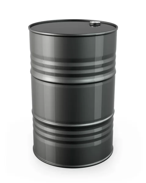 Single black barrel — Stock Photo, Image